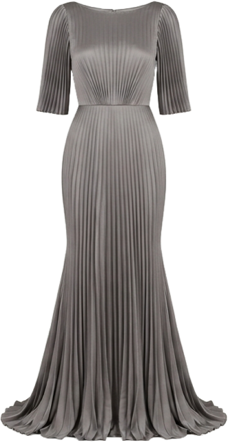 Pleated gown
