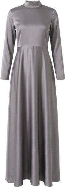 Satin gown · long